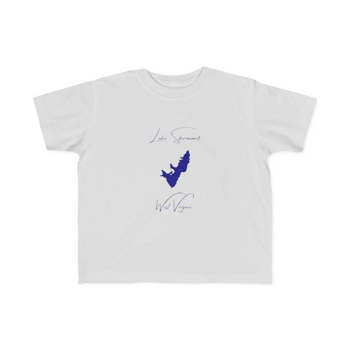 West  Virginia  Lake  Sherwood  Toddler  T-shirt  front  position  view  from  front  silver.webp