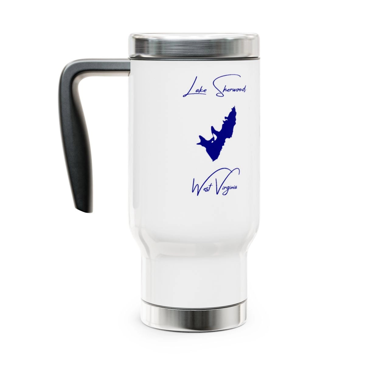West  Virginia  Lake  Sherwood  Travel  Mug  other  position  view  from  left  14oz.webp