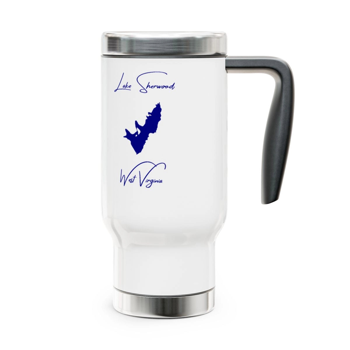 West  Virginia  Lake  Sherwood  Travel  Mug  other  position  view  from  right  14oz.webp