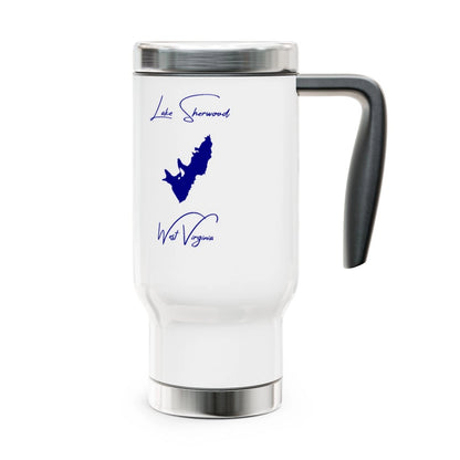 West  Virginia  Lake  Sherwood  Travel  Mug  other  position  view  from  right  14oz.webp