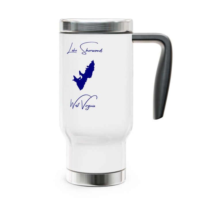 West  Virginia  Lake  Sherwood  Travel  Mug  other  position  view  from  right  14oz.webp