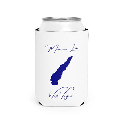 West  Virginia  Moncove  Lake  Can  Koozie  front  position  view  from  front-2  white.webp
