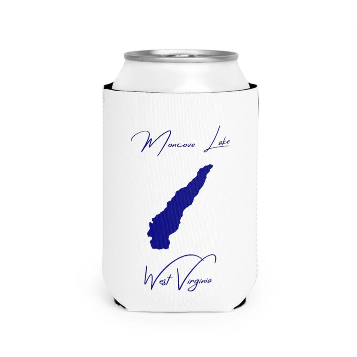 West  Virginia  Moncove  Lake  Can  Koozie  front  position  view  from  front-2  white.webp