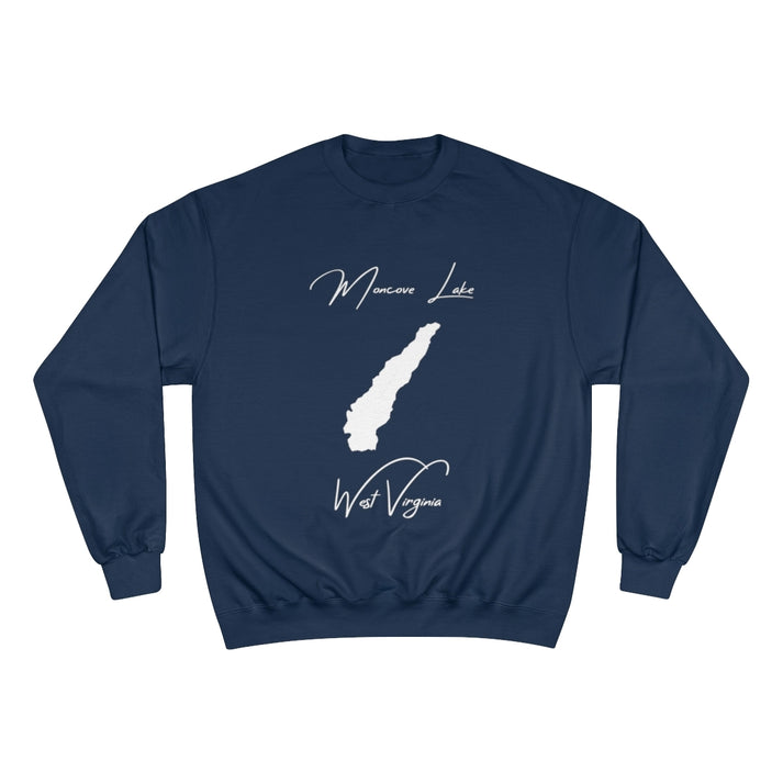 West  Virginia  Moncove  Lake  Sweatshirt  front  position  view  from  front  navy.webp