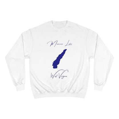 West  Virginia  Moncove  Lake  Sweatshirt  front  position  view  from  front  white.webp