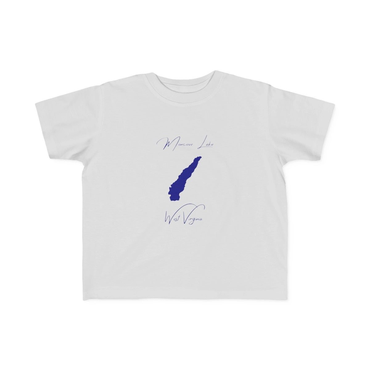 West  Virginia  Moncove  Lake  Toddler  T-shirt  front  position  view  from  front  silver.webp