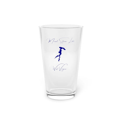 West  Virginia  Mount  Storm  Lake  16oz  Pint  Glass  front  position  view  from  front  16oz.webp