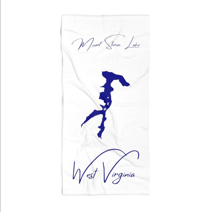 West  Virginia  Mount  Storm  Lake  Beach  Towel  front  position  view  from  front  36  x  72.webp
