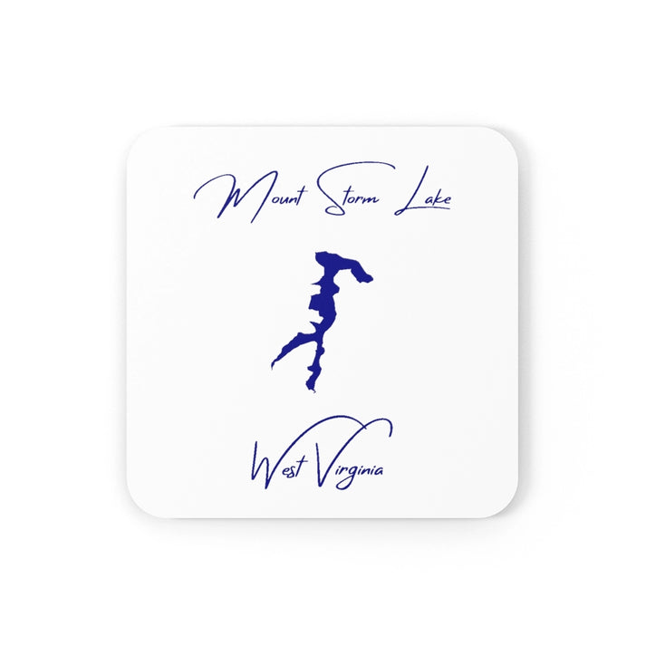 West  Virginia  Mount  Storm  Lake  Coaster  Set  front  position  view  from  front  3.75  x  3.75.webp