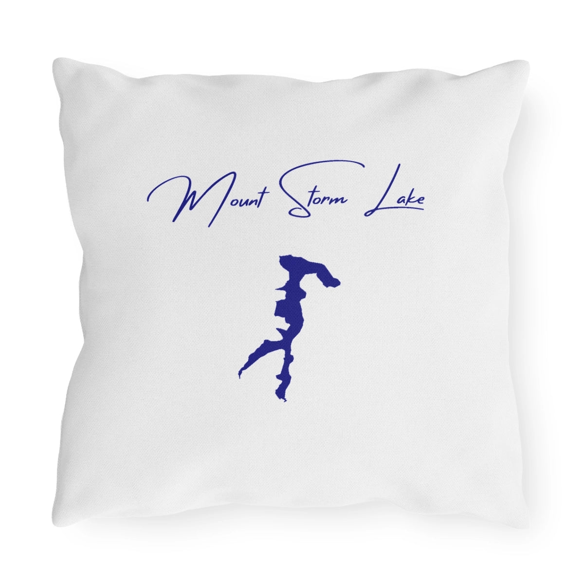 West  Virginia  Mount  Storm  Lake  Outdoor  Pillow  back  position  view  from  back  16  x  16.webp