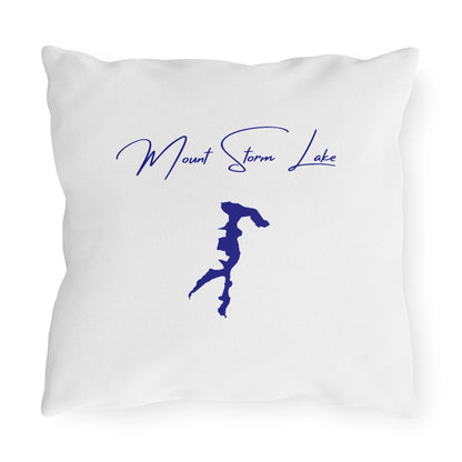 West  Virginia  Mount  Storm  Lake  Outdoor  Pillow  back  position  view  from  back  16  x  16.webp