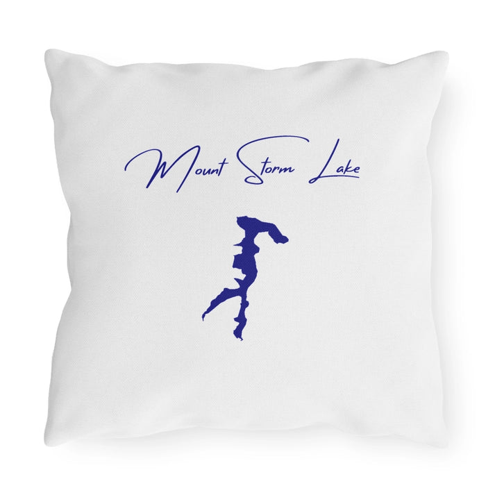 West  Virginia  Mount  Storm  Lake  Outdoor  Pillow  back  position  view  from  back  16  x  16.webp