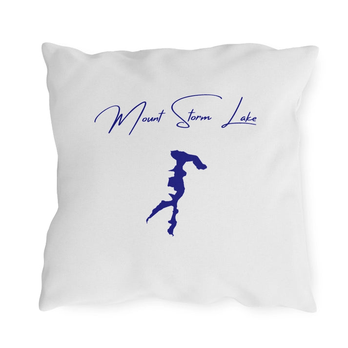 West  Virginia  Mount  Storm  Lake  Outdoor  Pillow  back  position  view  from  back  18  x  18.webp