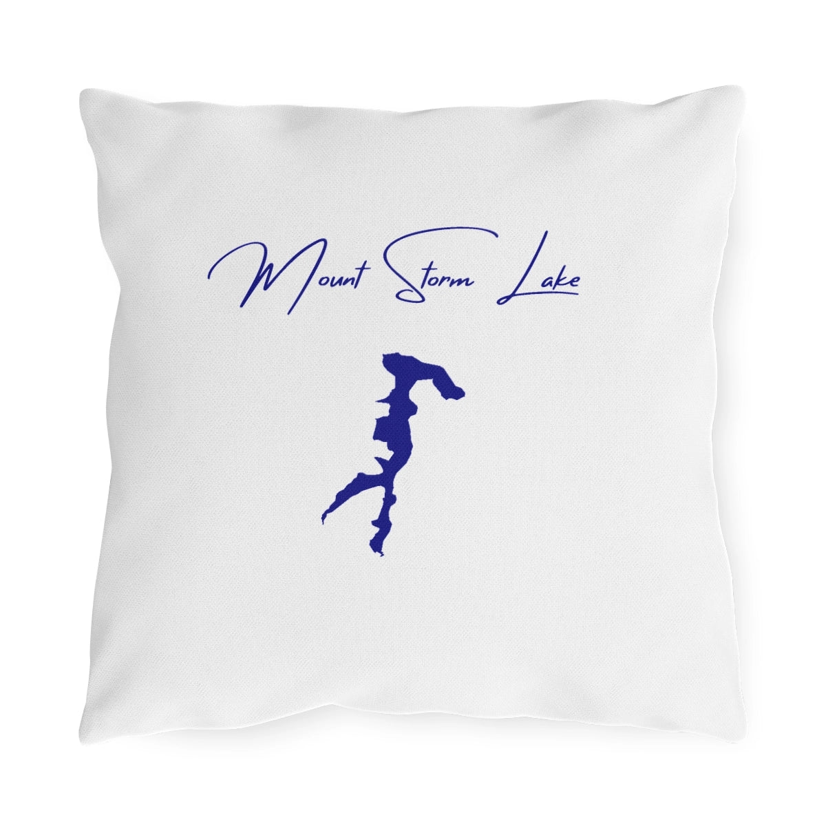 West  Virginia  Mount  Storm  Lake  Outdoor  Pillow  front  position  view  from  front  16  x  16.webp