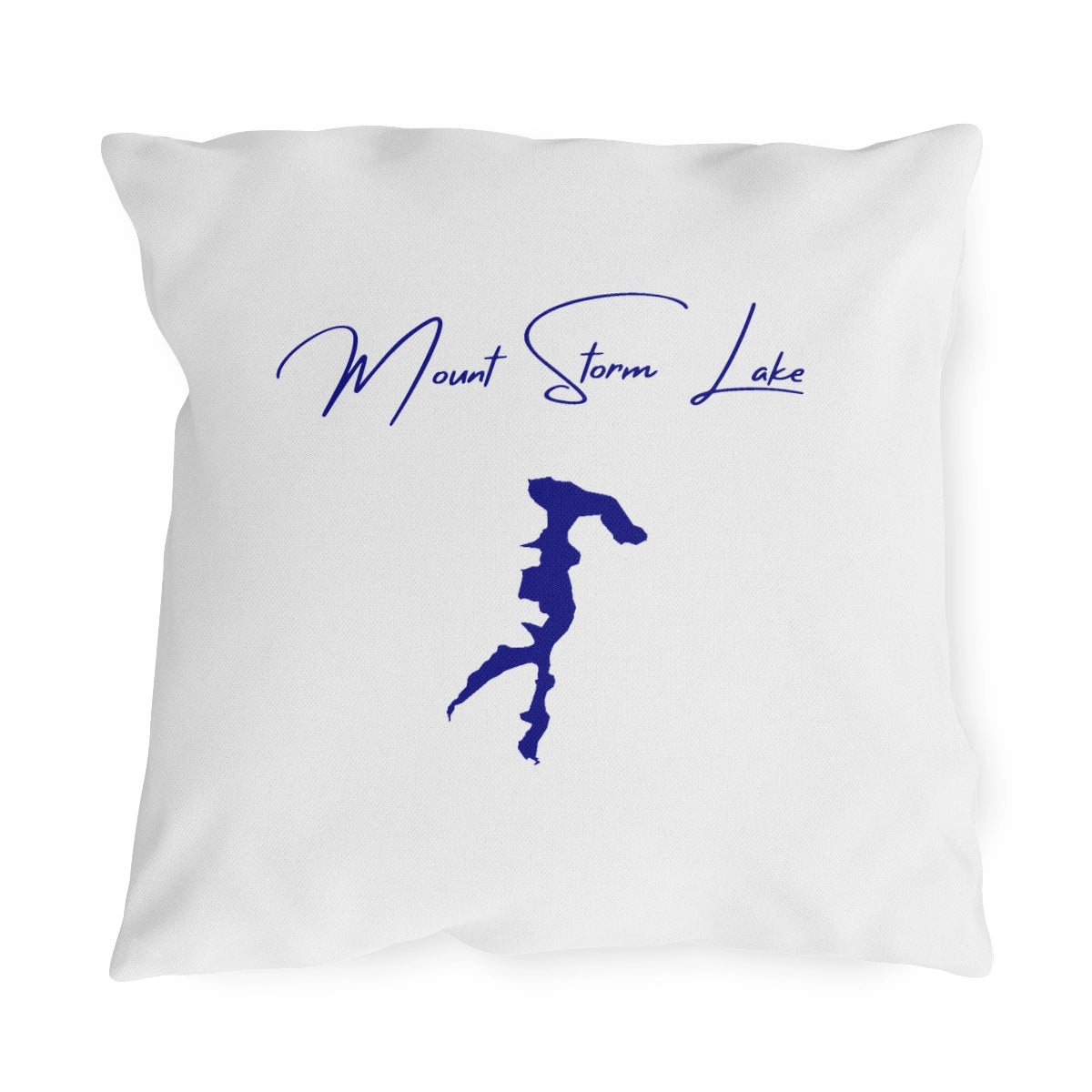 West  Virginia  Mount  Storm  Lake  Outdoor  Pillow  front  position  view  from  front  18  x  18.webp