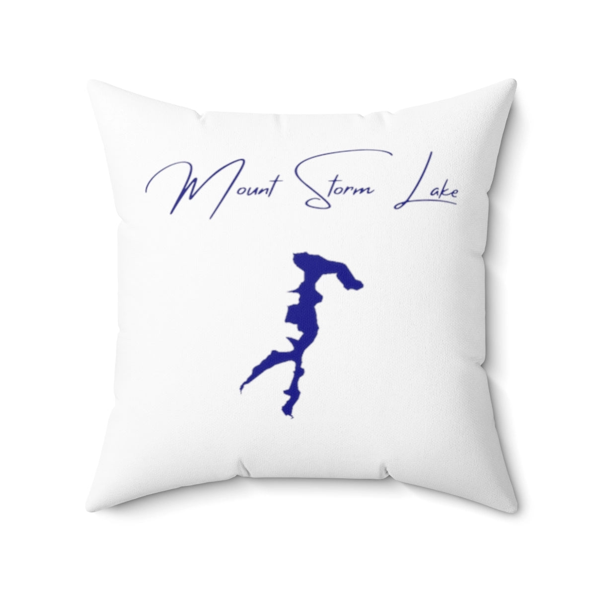 West  Virginia  Mount  Storm  Lake  Pillow  front  position  view  from  back  20  x  20.webp