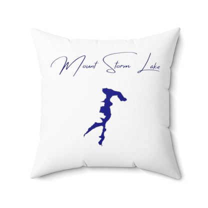 West  Virginia  Mount  Storm  Lake  Pillow  front  position  view  from  back  20  x  20.webp