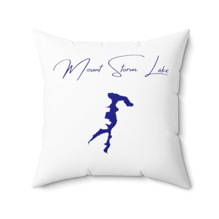 West  Virginia  Mount  Storm  Lake  Pillow  front  position  view  from  back  20  x  20.webp