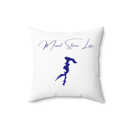 West  Virginia  Mount  Storm  Lake  Pillow  front  position  view  from  front  16  x  16.webp