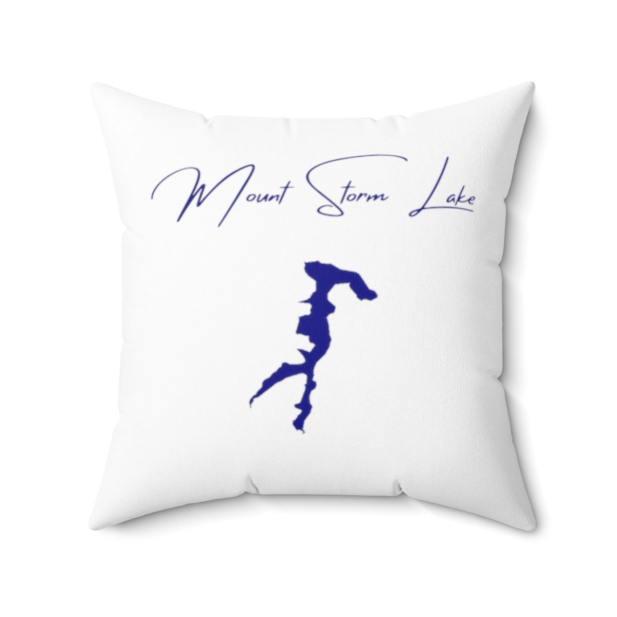 West  Virginia  Mount  Storm  Lake  Pillow  front  position  view  from  front  20  x  20.webp