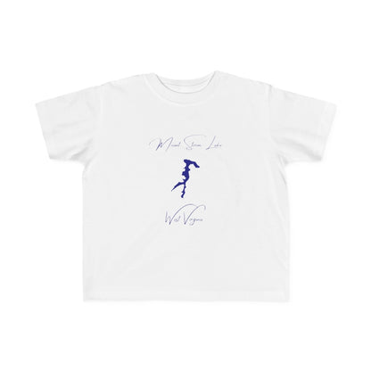 West  Virginia  Mount  Storm  Lake  Toddler  T-shirt  front  position  view  from  front  white.webp