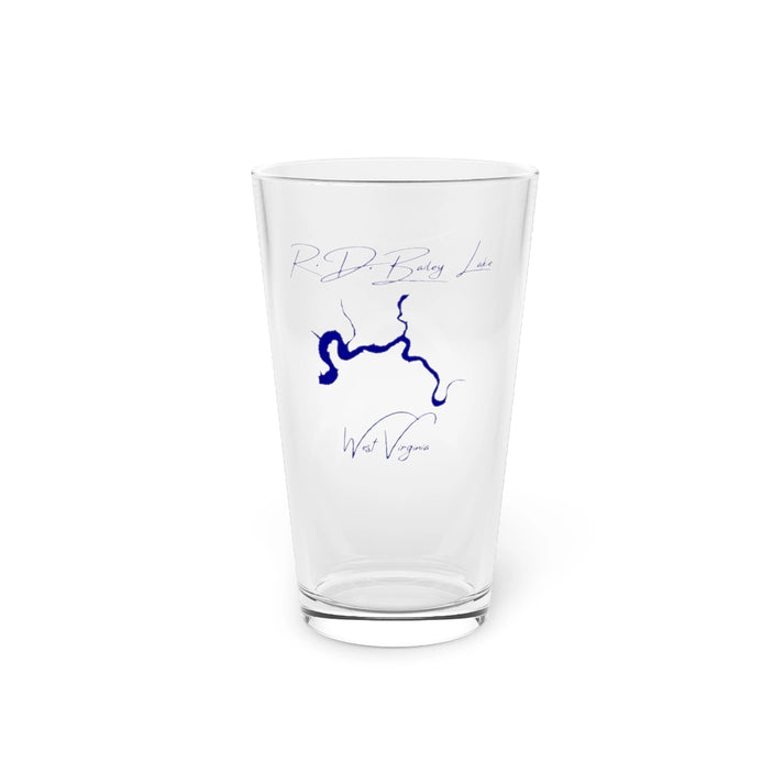 West  Virginia  R.D.  Bailey  Lake  16oz  Pint  Glass  front  position  view  from  front  16oz.webp