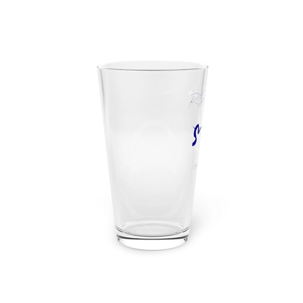 West  Virginia  R.D.  Bailey  Lake  16oz  Pint  Glass  front  position  view  from  left  16oz.webp