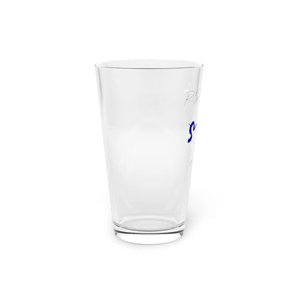 West  Virginia  R.D.  Bailey  Lake  16oz  Pint  Glass  front  position  view  from  left  16oz.webp