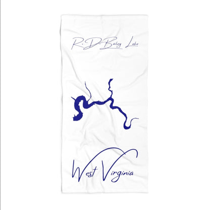 West  Virginia  R.D.  Bailey  Lake  Beach  Towel  front  position  view  from  front  36  x  72.webp