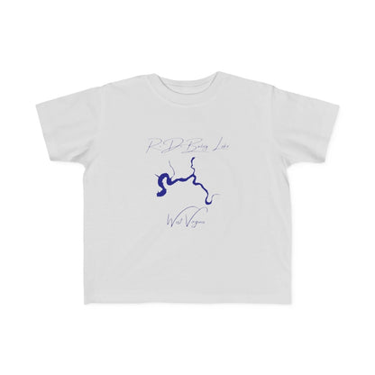 West  Virginia  R.D.  Bailey  Lake  Toddler  T-shirt  front  position  view  from  front  silver.webp