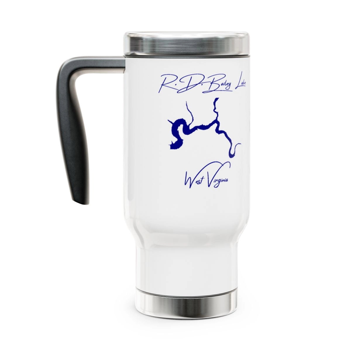 West  Virginia  R.D.  Bailey  Lake  Travel  Mug  other  position  view  from  left  14oz.webp