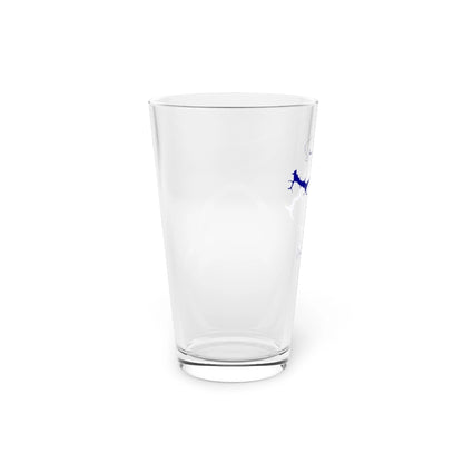 West  Virginia  Stonecoal  Lake  16oz  Pint  Glass  front  position  view  from  left  16oz.webp