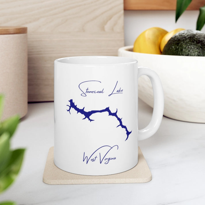 West  Virginia  Stonecoal  Lake  Ceramic  Mug  other  position  view  from  context-4  11oz.webp