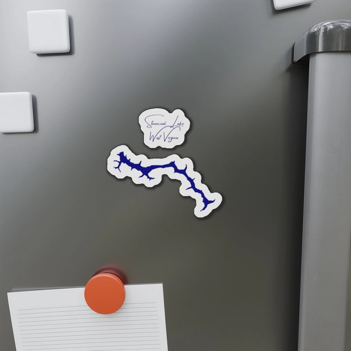 West  Virginia  Stonecoal  Lake  Die  Cut  Magnet  front  position  view  from  context-1  4  x  4.webp