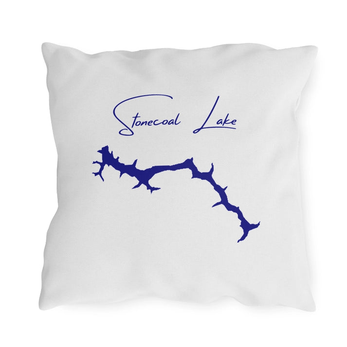 West  Virginia  Stonecoal  Lake  Outdoor  Pillow  back  position  view  from  back  18  x  18.webp