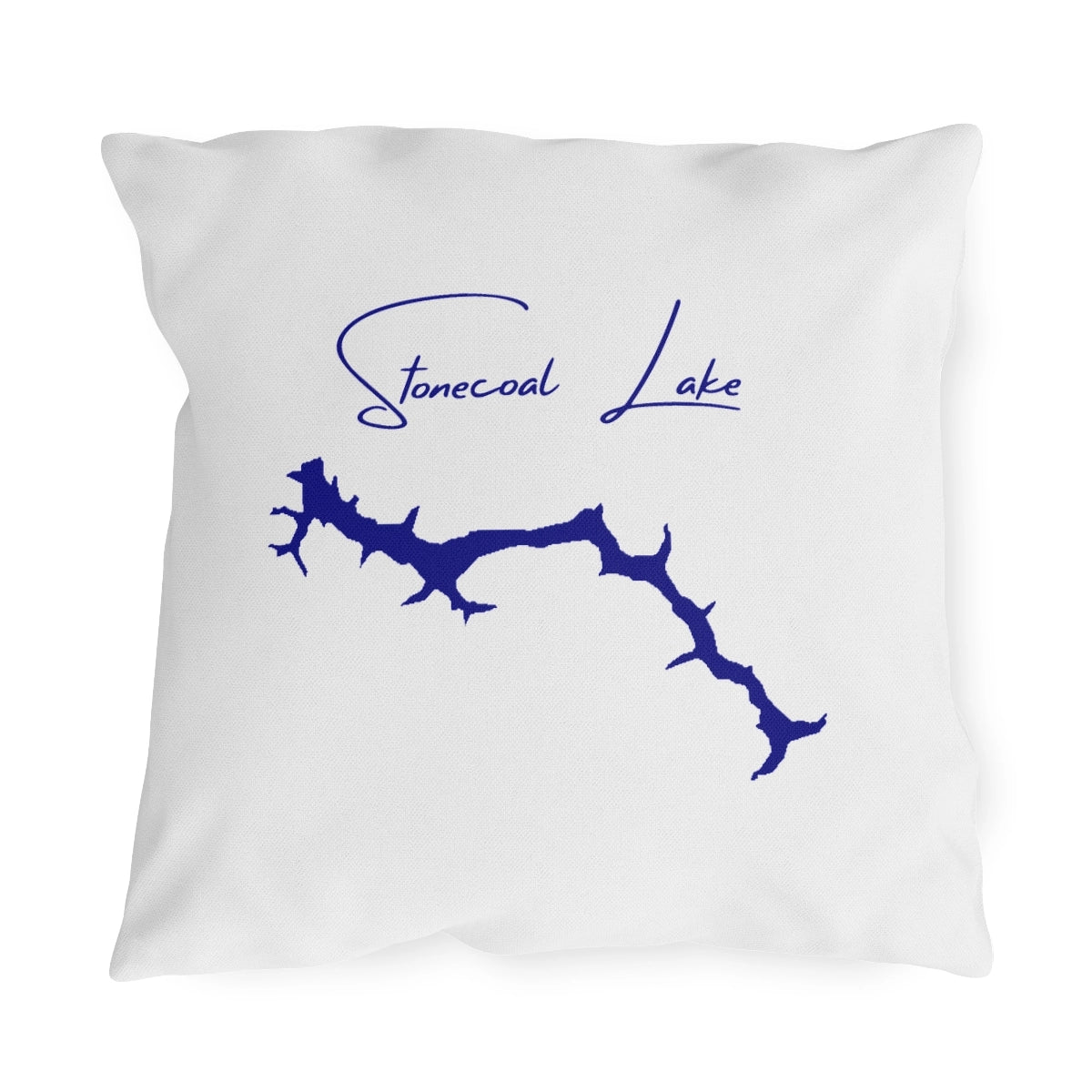 West  Virginia  Stonecoal  Lake  Outdoor  Pillow  front  position  view  from  front  18  x  18.webp