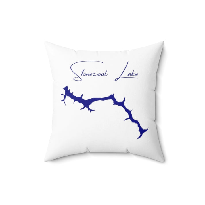 West  Virginia  Stonecoal  Lake  Pillow  front  position  view  from  front  16  x  16.webp