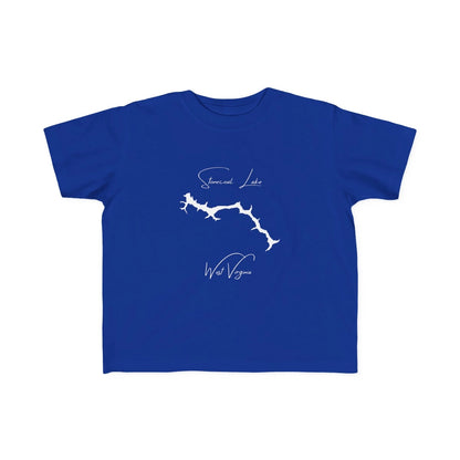 West  Virginia  Stonecoal  Lake  Toddler  T-shirt  front  position  view  from  front  royal.webp