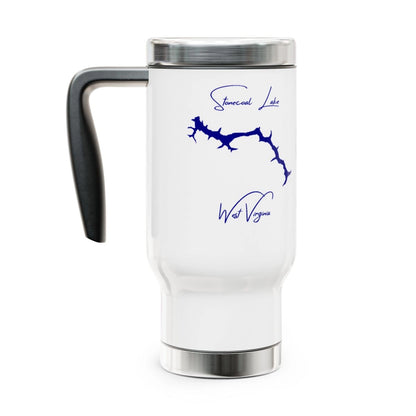 West  Virginia  Stonecoal  Lake  Travel  Mug  other  position  view  from  left  14oz.webp