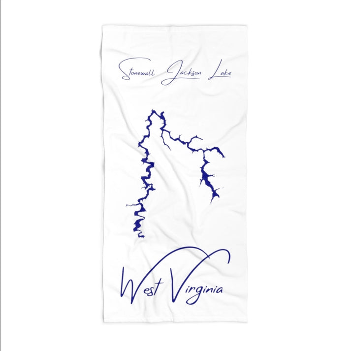 West  Virginia  Stonewall  Jackson  Lake  Beach  Towel  front  position  view  from  front  36  x  72.webp