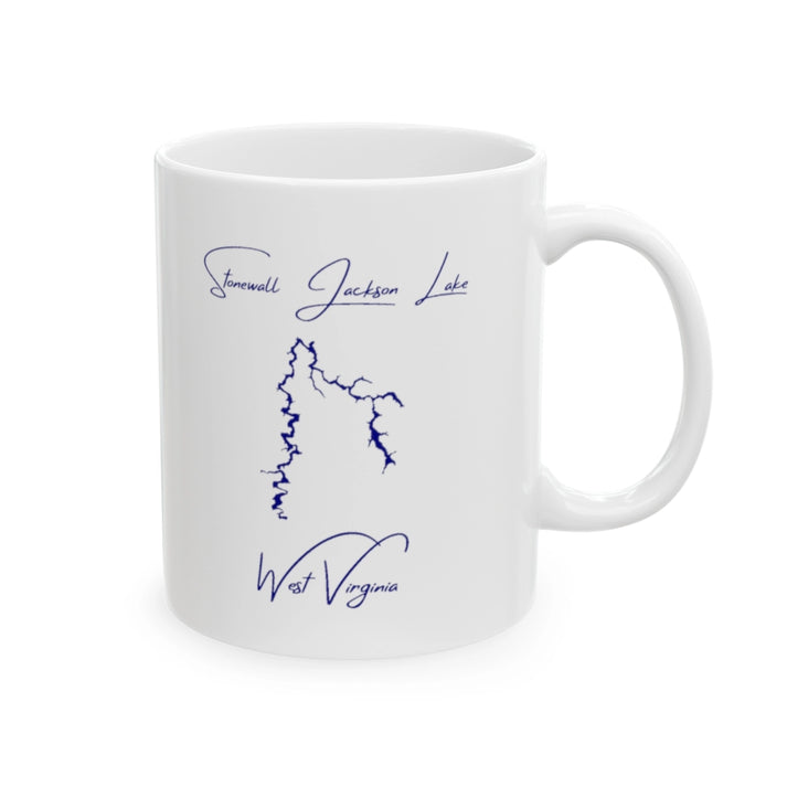 West  Virginia  Stonewall  Jackson  Lake  Ceramic  Mug  other  position  view  from  right  11oz.webp