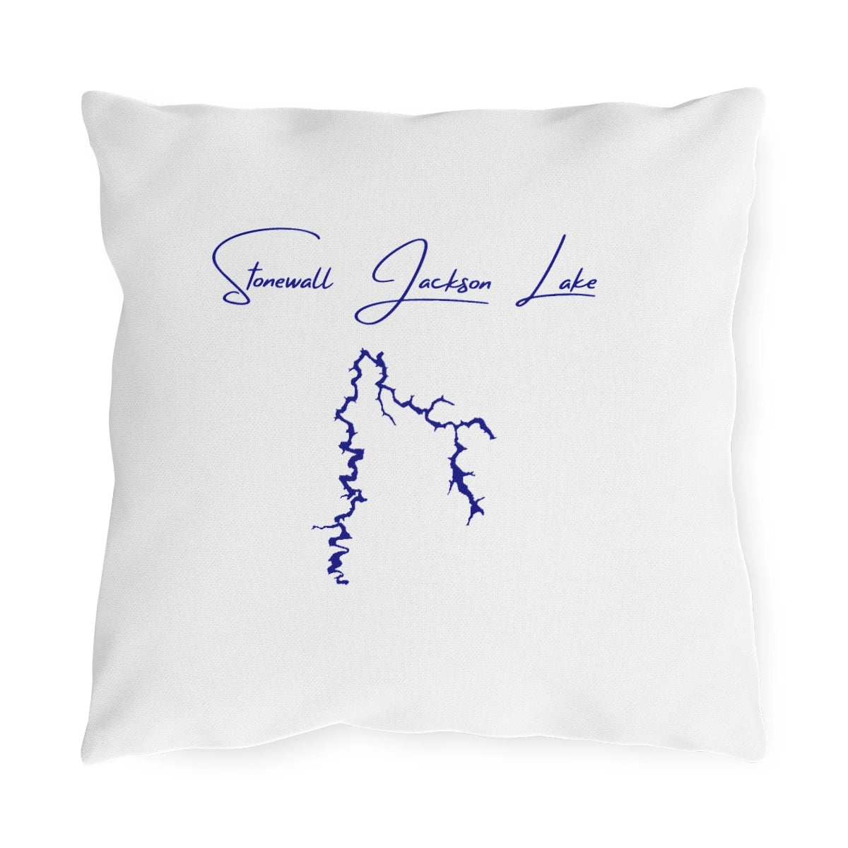 West  Virginia  Stonewall  Jackson  Lake  Outdoor  Pillow  front  position  view  from  front  16  x  16.webp