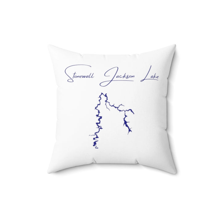 West  Virginia  Stonewall  Jackson  Lake  Pillow  front  position  view  from  back  16  x  16.webp