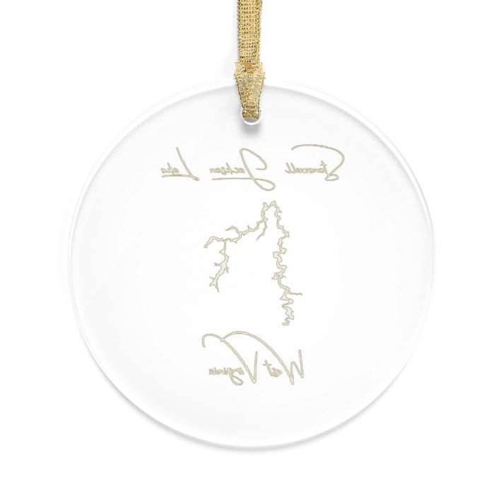 West  Virginia  Stonewall  Jackson  Lake  Tree  Ornament  other  position  view  from  back  round.webp