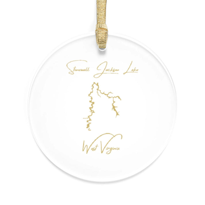 West  Virginia  Stonewall  Jackson  Lake  Tree  Ornament  other  position  view  from  front  round.webp