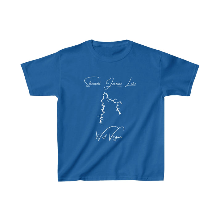 West  Virginia  Stonewall  Jackson  Lake  Youth  T-shirt  front  position  view  from  front  royal.webp