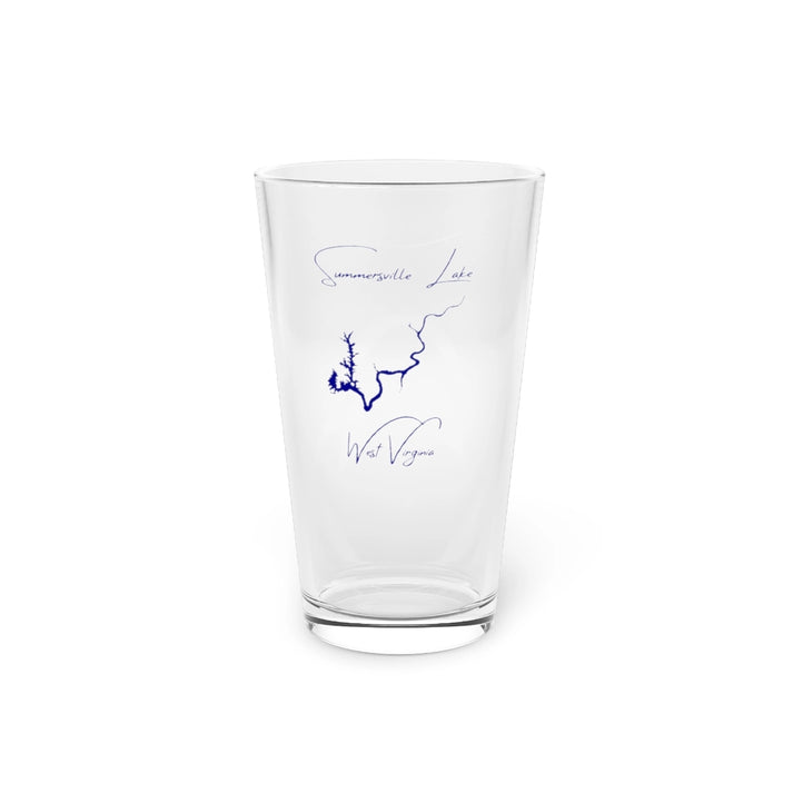 West  Virginia  Summersville  Lake  16oz  Pint  Glass  front  position  view  from  front  16oz.webp