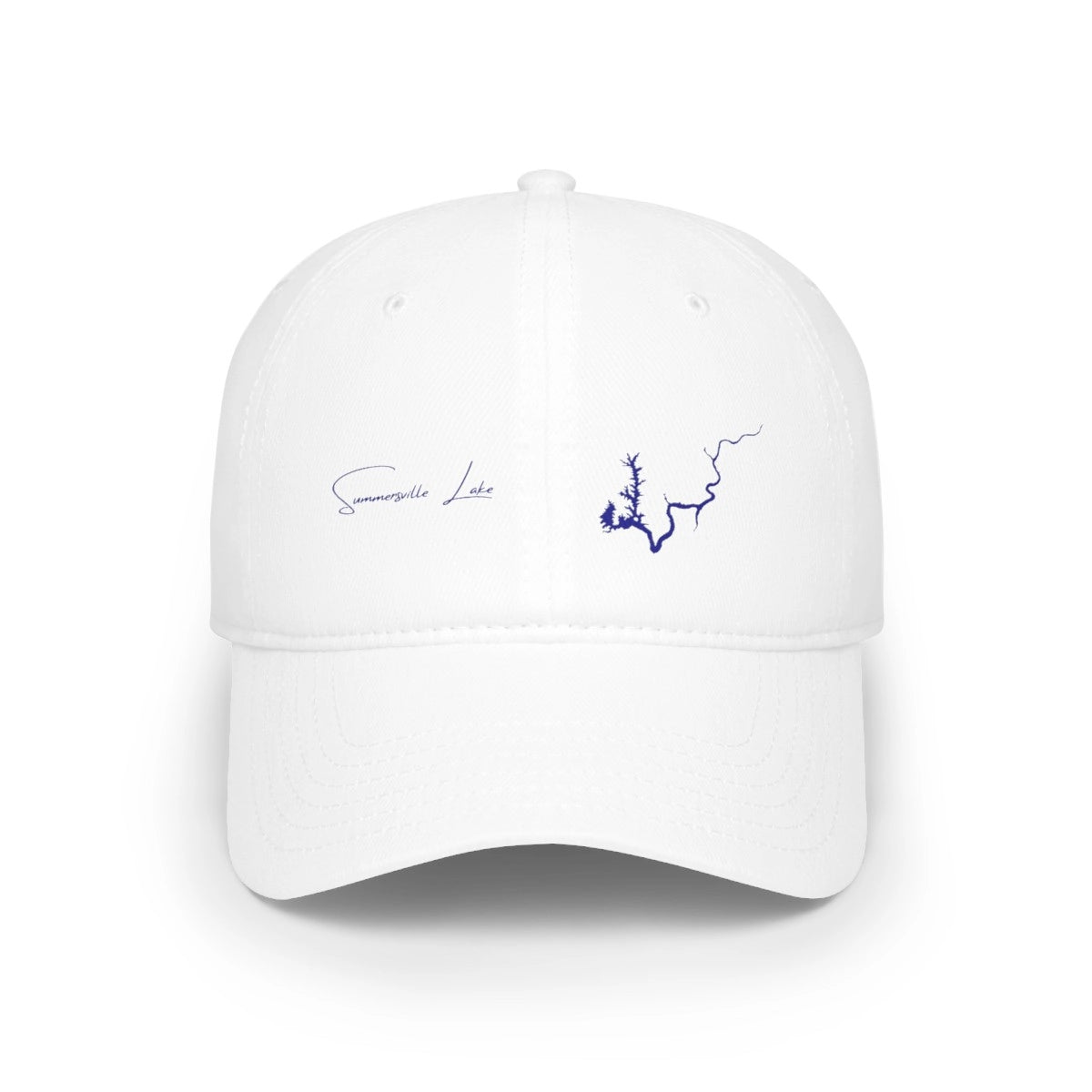 West  Virginia  Summersville  Lake  Baseball  Cap  front  position  view  from  front  one  size.webp