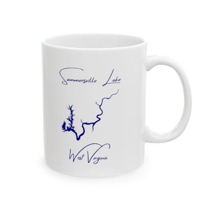 West  Virginia  Summersville  Lake  Ceramic  Mug  other  position  view  from  right  11oz.webp