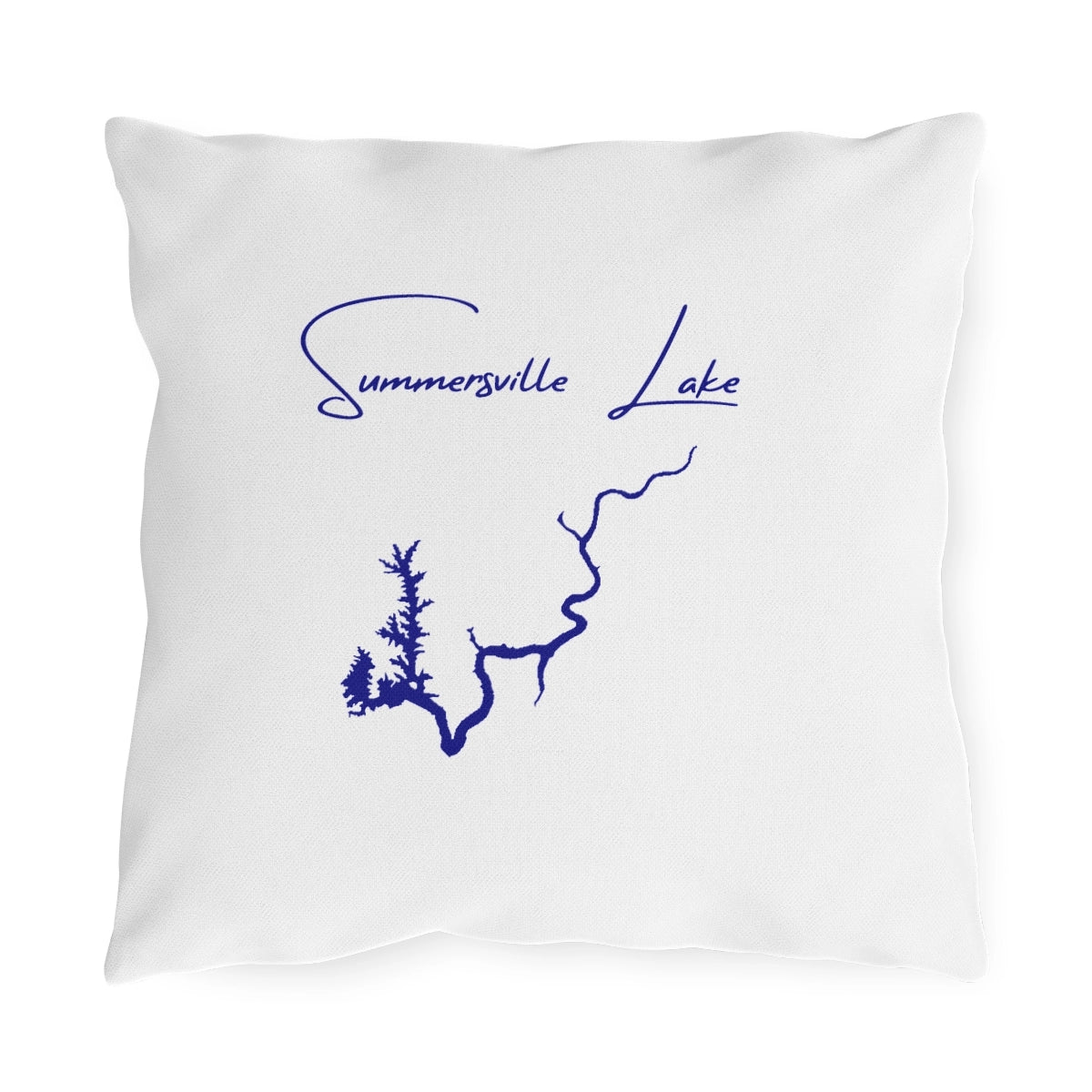 West  Virginia  Summersville  Lake  Outdoor  Pillow  front  position  view  from  front  16  x  16.webp